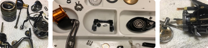 リールの分解修理メンテナンス